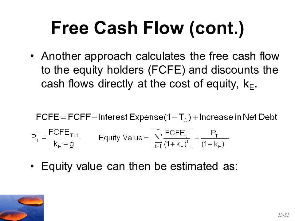 Free cashflow to equity